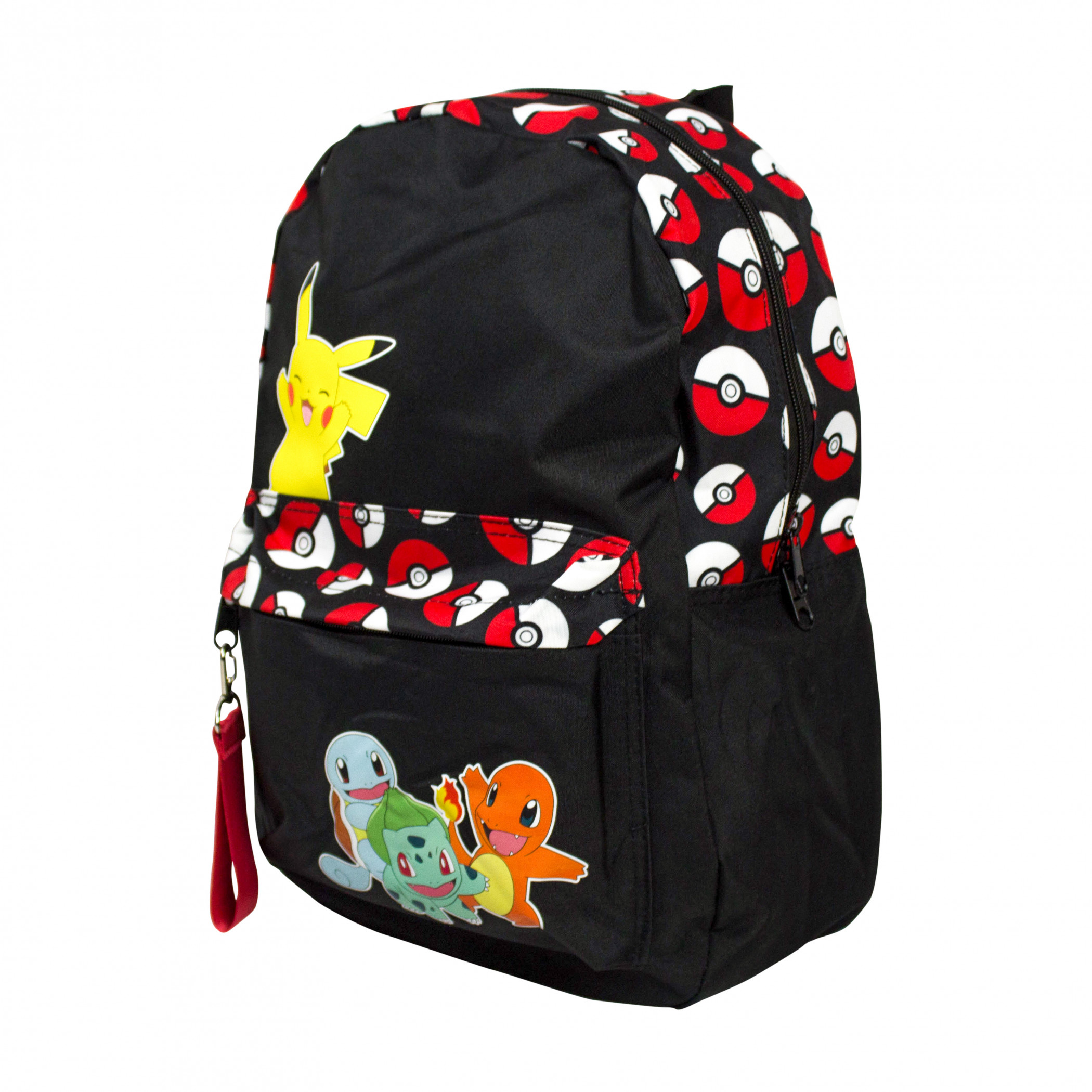 Pokemon Pikachu and Gen 1 Starters 16" Backpack